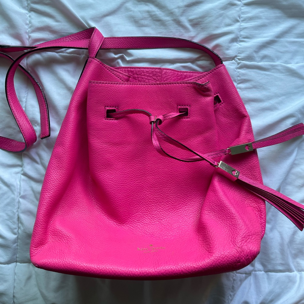 Kate Spade Sadie Bikini Pink Bucket Bag